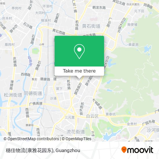 穗佳物流(康雅花园东) map
