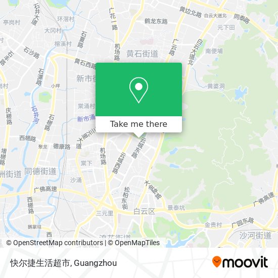 快尔捷生活超市 map