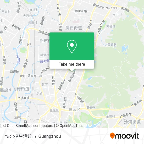 快尔捷生活超市 map