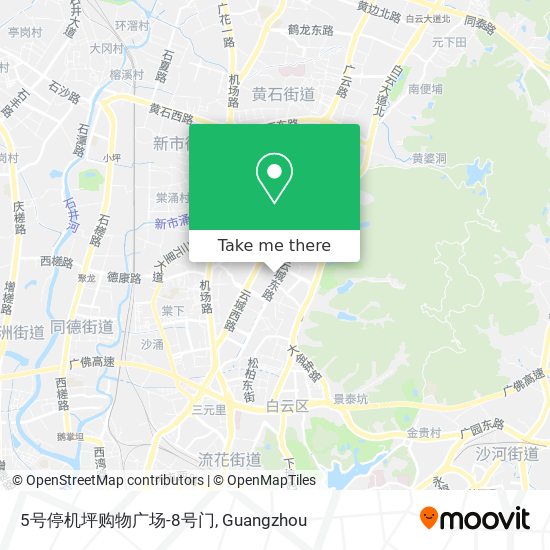 5号停机坪购物广场-8号门 map