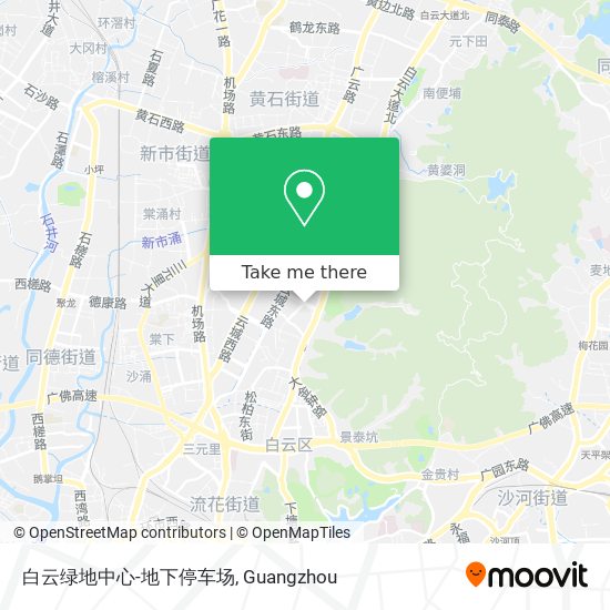 白云绿地中心-地下停车场 map