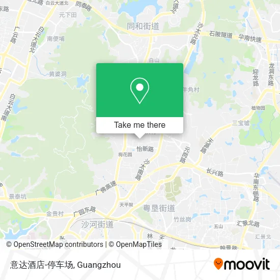 意达酒店-停车场 map