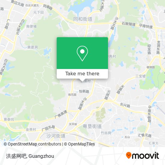 洪盛网吧 map