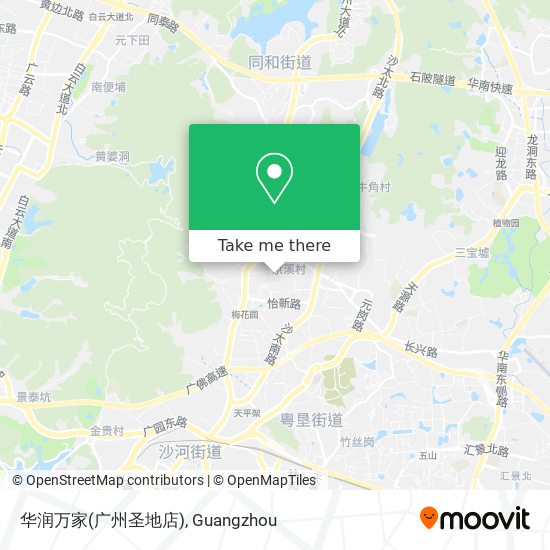 华润万家(广州圣地店) map