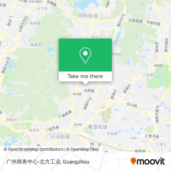 广州商务中心-北方工业 map