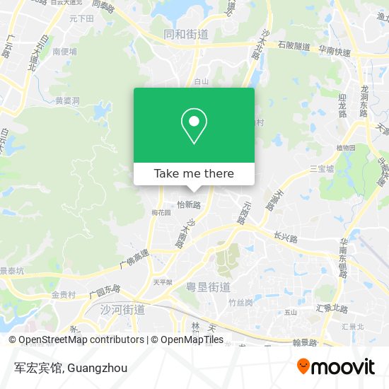 军宏宾馆 map