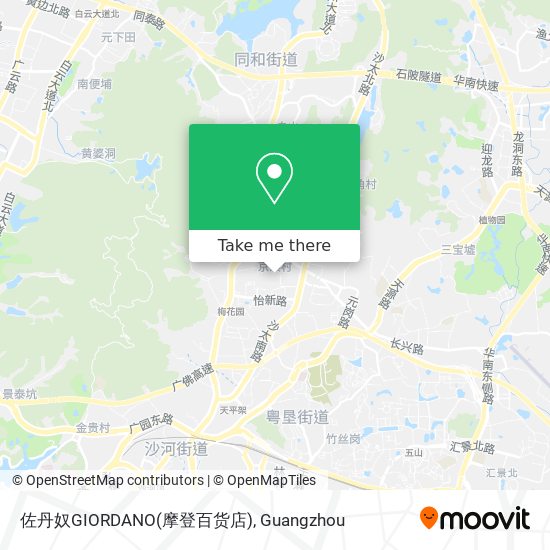 佐丹奴GIORDANO(摩登百货店) map