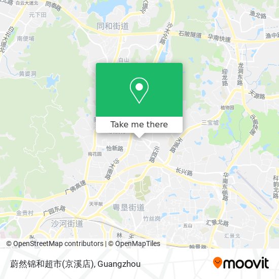 蔚然锦和超市(京溪店) map