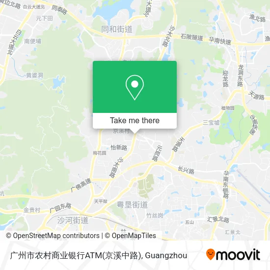 广州市农村商业银行ATM(京溪中路) map