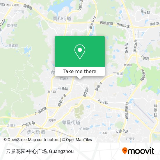 云景花园-中心广场 map