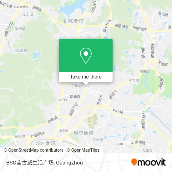 BSO蓝古威生活广场 map