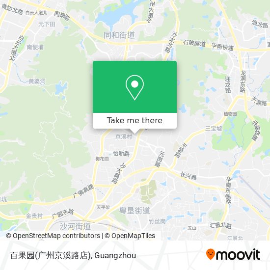 百果园(广州京溪路店) map