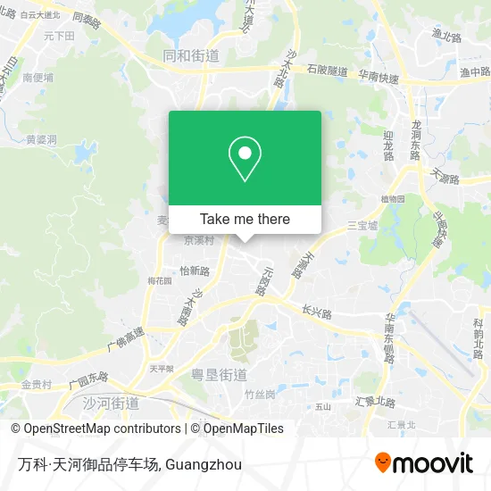 万科·天河御品停车场 map