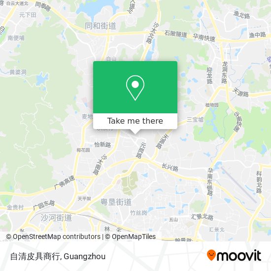 自清皮具商行 map