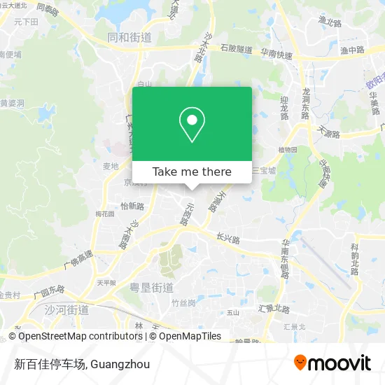 新百佳停车场 map