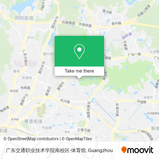 广东交通职业技术学院南校区-体育馆 map
