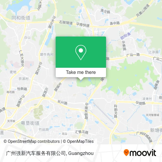 广州强新汽车服务有限公司 map