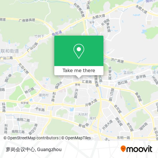 萝岗会议中心 map