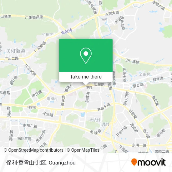 保利·香雪山-北区 map