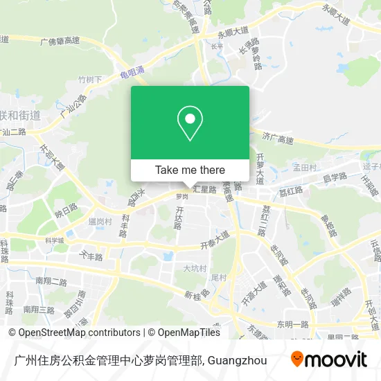 广州住房公积金管理中心萝岗管理部 map