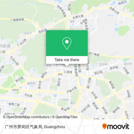 广州市萝岗区气象局 map