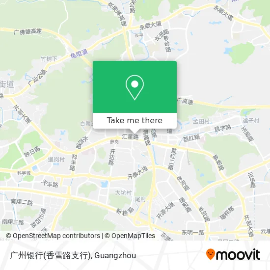 广州银行(香雪路支行) map