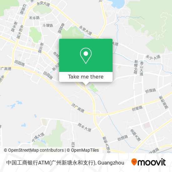 中国工商银行ATM(广州新塘永和支行) map