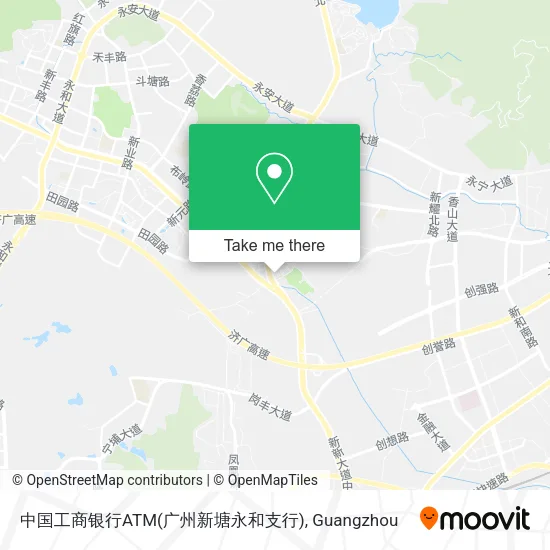 中国工商银行ATM(广州新塘永和支行) map