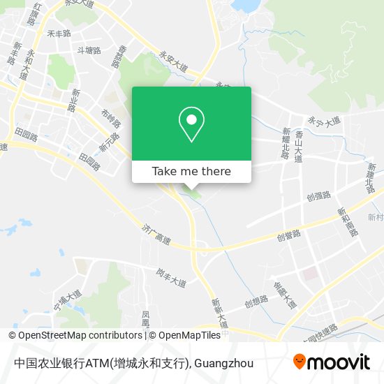 中国农业银行ATM(增城永和支行) map