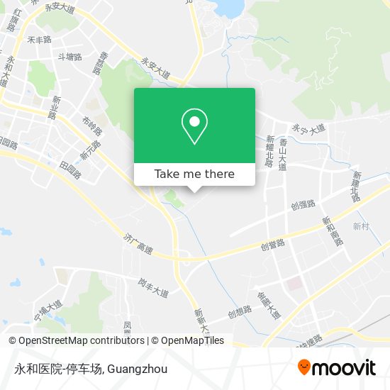 永和医院-停车场 map