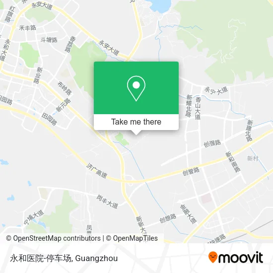 永和医院-停车场 map