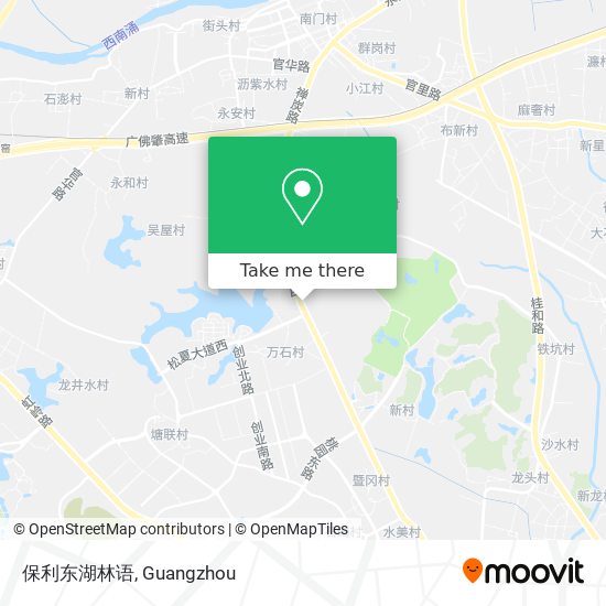 保利东湖林语 map