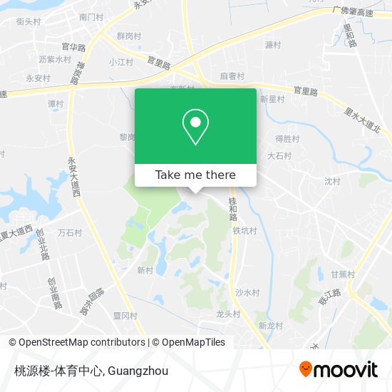 桃源楼-体育中心 map