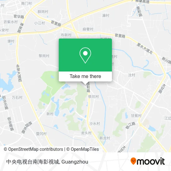 中央电视台南海影视城 map