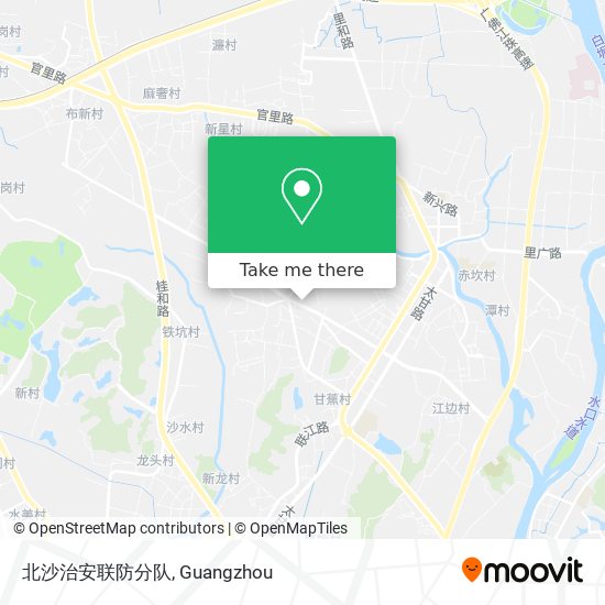 北沙治安联防分队 map