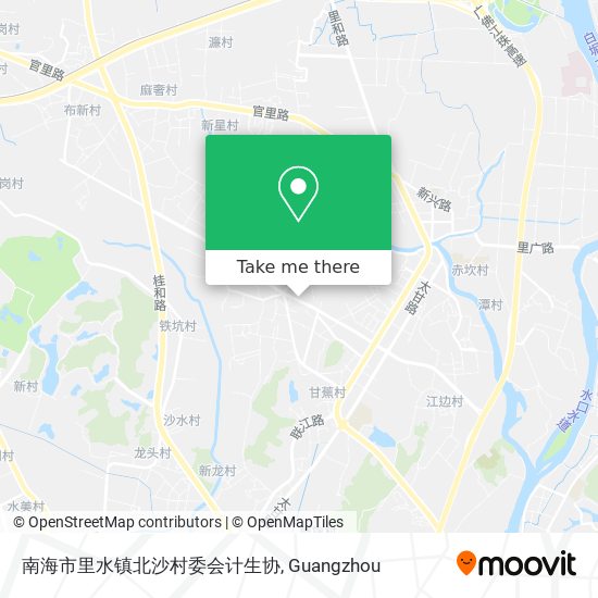 南海市里水镇北沙村委会计生协 map
