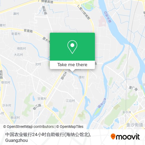 中国农业银行24小时自助银行(海纳公馆北) map