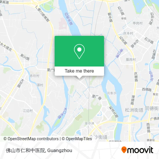 佛山市仁和中医院 map
