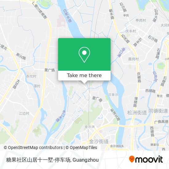 糖果社区山居十一墅-停车场 map