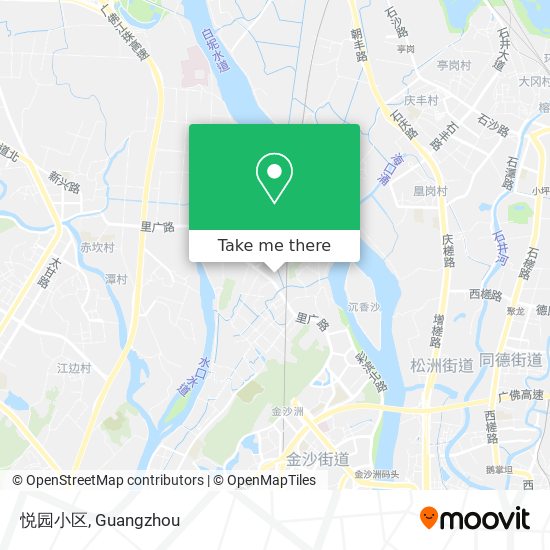 悦园小区 map