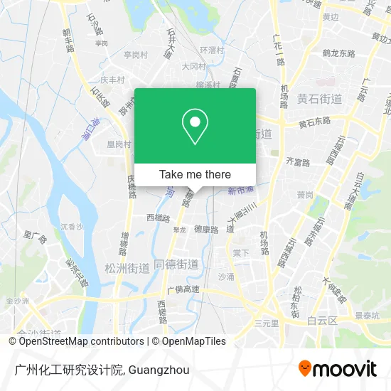 广州化工研究设计院 map