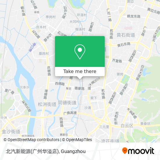 北汽新能源(广州华溢店) map