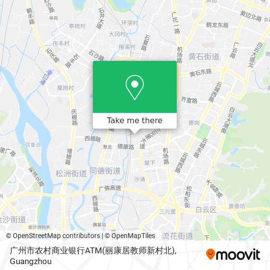 广州市农村商业银行ATM(丽康居教师新村北) map