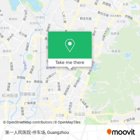 第一人民医院-停车场 map
