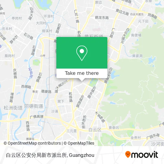 白云区公安分局新市派出所 map