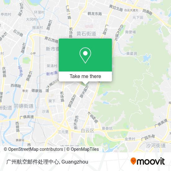 广州航空邮件处理中心 map