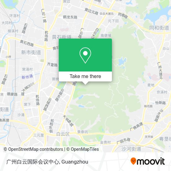 广州白云国际会议中心 map