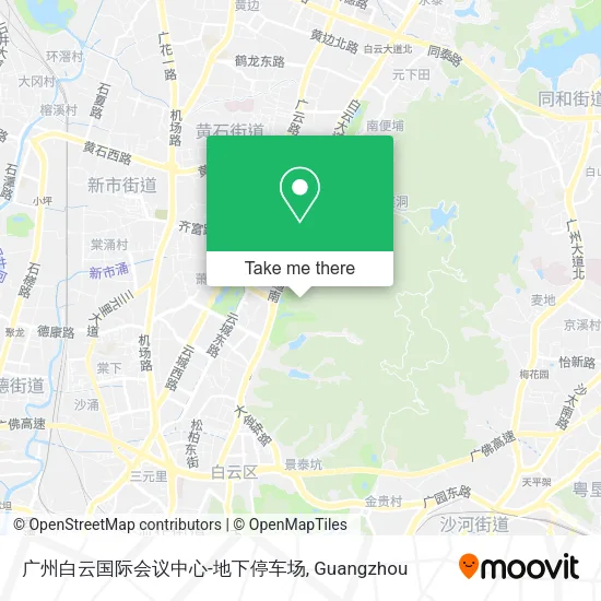 广州白云国际会议中心-地下停车场 map