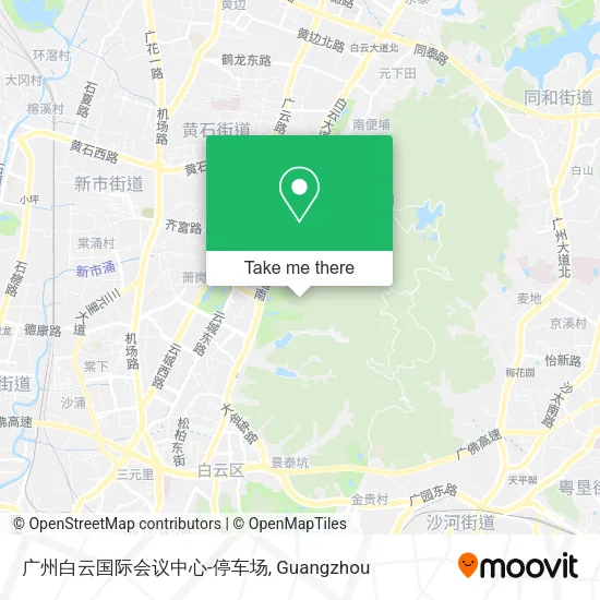 广州白云国际会议中心-停车场 map