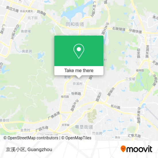 京溪小区 map